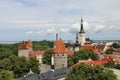 Beautiful panorama of Tallin, Estonia