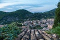 Beautiful panorama of the town Estellencs on Mallorca, Spain