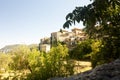 Beautiful panorama of Valldemossa, famous old mediterranean village of Majorca Spain. Royalty Free Stock Photo