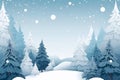 Beautiful panorama winter landscape with snow on the trees in the mountains, Generative AI Royalty Free Stock Photo