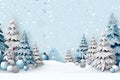 Beautiful panorama winter landscape with snow on the trees in the mountains, Generative AI Royalty Free Stock Photo