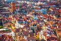 Beautiful panoramic Aerial View of Venice Royalty Free Stock Photo