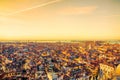 Beautiful panoramic Aerial View of Venice Royalty Free Stock Photo