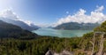 Beautiful Panoramic Canadian Landscape View during a sunny summer day Royalty Free Stock Photo