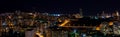 Beautiful panoramic cityscape of Cankaya Oran and Dikmen districts in Ankara at night