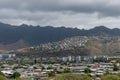 Beautiful panoramic Hawaii Kai vista on Oahu Royalty Free Stock Photo