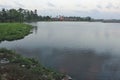 Beautiful panoramic lake view in cilacap 12 September 20