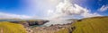 Beautiful panoramic landscape in Dursey Island.