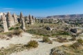 Beautiful panoramic landscape view of, Goreme, Cappadocia, Turkey