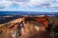 Red Crater, Tongariro Alpine Crossing, New Zealand Royalty Free Stock Photo