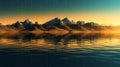 Beautiful panoramic natural sea evening landscape with sunset 1690449117666 2 Royalty Free Stock Photo