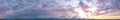 Beautiful panoramic sunset sky and clouds, Twilight cloudscape, Air clouds in the blue sky background. Abstract style for text and Royalty Free Stock Photo