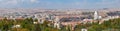 Beautiful panoramic view of Ankara from Botanical Park in Cankaya district