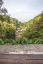 Beautiful panoramic view of Ban Mae Kampong,a peaceful Village in Mae On sub-district,Chiangmai,northern Thailand