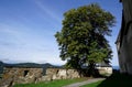 Court in famous austrian Castle Hochosterwitz in Carinthia, Austria Royalty Free Stock Photo