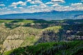 Beautiful Panoramic View of Colorado Mountains Royalty Free Stock Photo