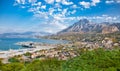 Beautiful panoramic view on harbor of Termini Imerese, Sicily