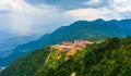 Beautiful Panoramic view of the kathmandu valley and new luxuries resort From Chandragiri hill, Nepal. Royalty Free Stock Photo