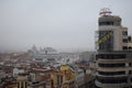 Beautiful panoramic view Madrid capital Europe Royalty Free Stock Photo