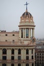 Beautiful panoramic view Madrid capital Europe Royalty Free Stock Photo