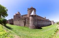 Beautiful panoramic view of the Medieval City of Carcassonne in the Aude in France