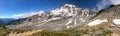 Beautiful panoramic view of Mount Rainier in summer season Royalty Free Stock Photo