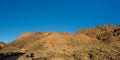 Beautiful panoramic view of the mountain range on the way to Pic Royalty Free Stock Photo