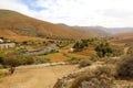 Beautiful panoramic view near Betancuria, Fuerteventura, Canary Islands, Spain Royalty Free Stock Photo