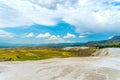 Beautiful panoramic view of Pamukkale, Turkey Royalty Free Stock Photo