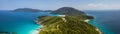 Beautiful panoramic view of Pulau Perhentian Kecil, island in Malaysia Royalty Free Stock Photo