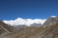 Beautiful and panoramic view of snow covered Mountain Royalty Free Stock Photo