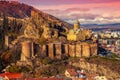 Beautiful panoramic view of Tbilisi Royalty Free Stock Photo