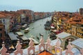 Beautiful panoramic view on Venice from the top Royalty Free Stock Photo