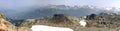 Beautiful panoramic view of Whistler Mountains in summer season