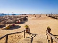 Beautiful Paradise island near Hurghada, Red Sea, Egypt. Royalty Free Stock Photo