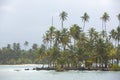 Beautiful paradise island, San Blas Royalty Free Stock Photo