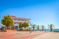 Beautiful Paralia Katerini beach, Greece Royalty Free Stock Photo