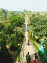 A beautiful park bridge in Tripura