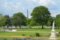 Beautiful park Jardin des Tuileries in Paris