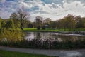 Luton Wardown park in United Kingdom Royalty Free Stock Photo