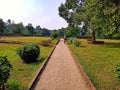 Beautiful park pathway nice looking image Royalty Free Stock Photo