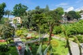 Beautiful park with tropical trees in Terceira, Azores, Portugal