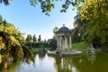 The beautiful Park of Villa Pallavicini, in Genua, Italy