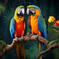 beautiful parrots