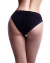 Beautiful part of female slim body. Beauty part of female body. Woman's shape with clean skin