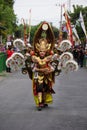 Beautiful participant Biro Fashion Carnival with an exotic costume