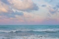 Beautiful pastel sunset sky with cloudscape Royalty Free Stock Photo