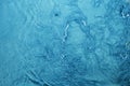 Beautiful pattern of blue water Royalty Free Stock Photo