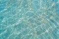 Beautiful pattern of blue water reflecting the sun Royalty Free Stock Photo