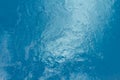Beautiful pattern of blue water reflecting the sun. Royalty Free Stock Photo